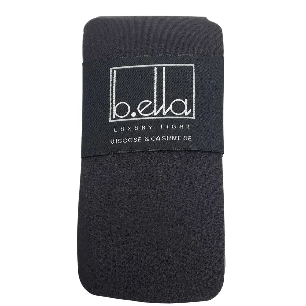 Cashmere Blend Tights Graphite Gray MEDIUM B.ella Georgia NWT Italy Viscose Luxe